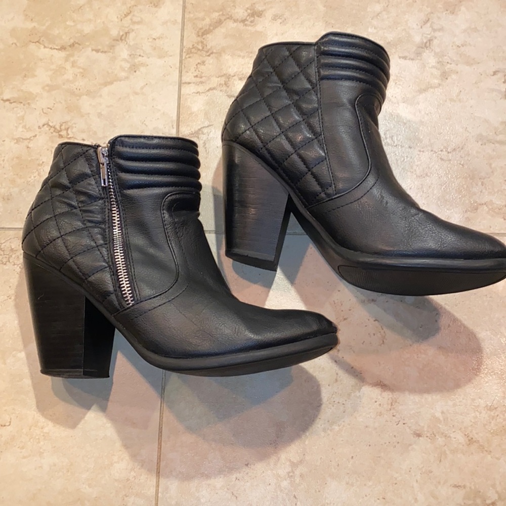 Cute Block Heel Ankle Boots